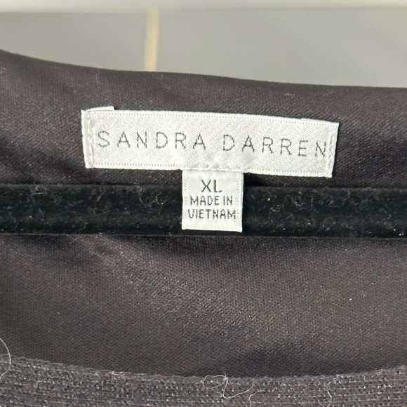 Sandra Darren Floral Bell Sleeve Dress Size XL - Picture 3 of 5